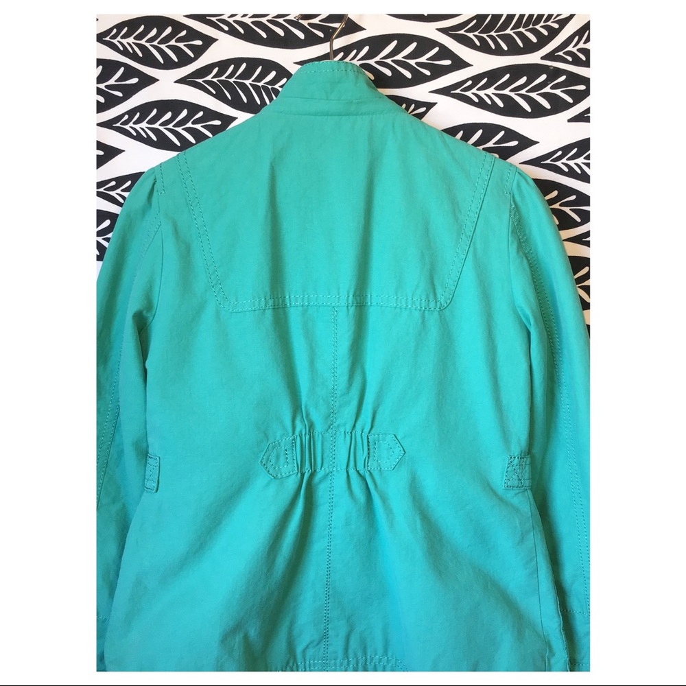Aqua Toggle Fastener Jacket by Yessica - Picture 6 of 8